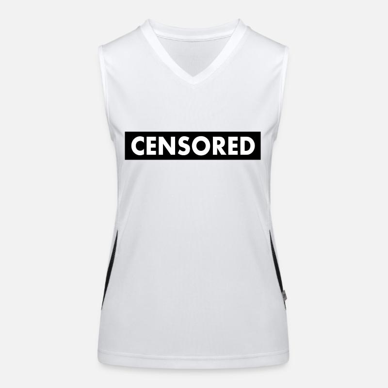 censored Women's Functional Contrast Tank Top