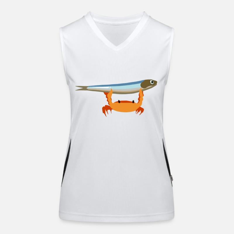 Proud Crab Women's Functional Contrast Tank Top