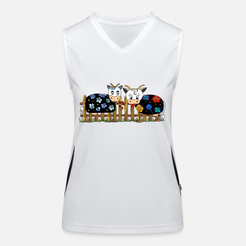 Cows Women's Functional Contrast Tank Top