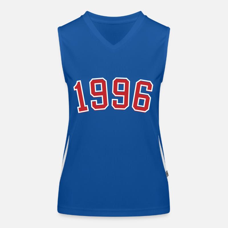 Année de naissance sport 1996 Débardeur respirant contrasté Femme