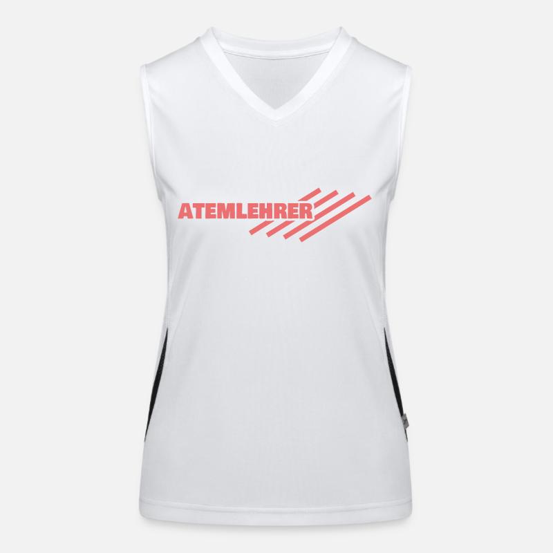 Arbeitsplatz Atemlehrer Funktionelles Kontrast-Tank Top für Frauen