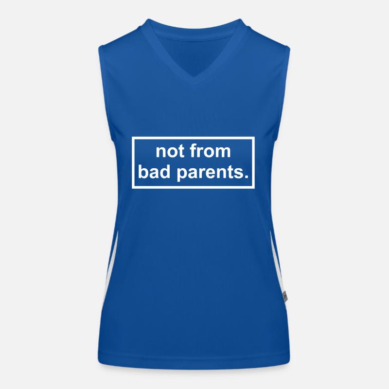 not from bad parents - Nicht von schlechten Eltern Funktionelles Kontrast-Tank Top für Frauen