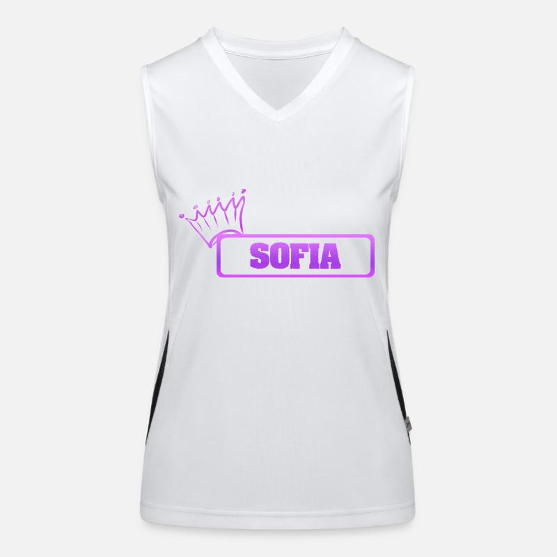 Cadeau pour Sofia Débardeur respirant contrasté Femme