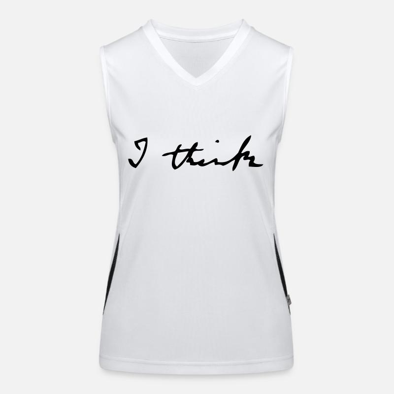 I think Funktionelles Kontrast-Tank Top für Frauen