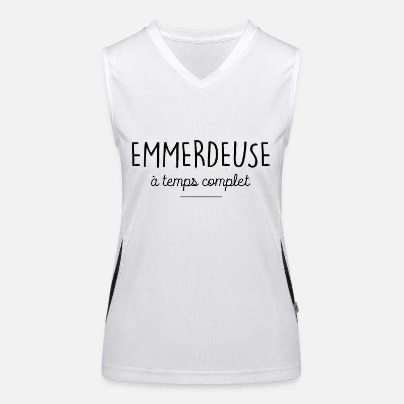 emmerdeuse a temps complet Débardeur respirant contrasté Femme