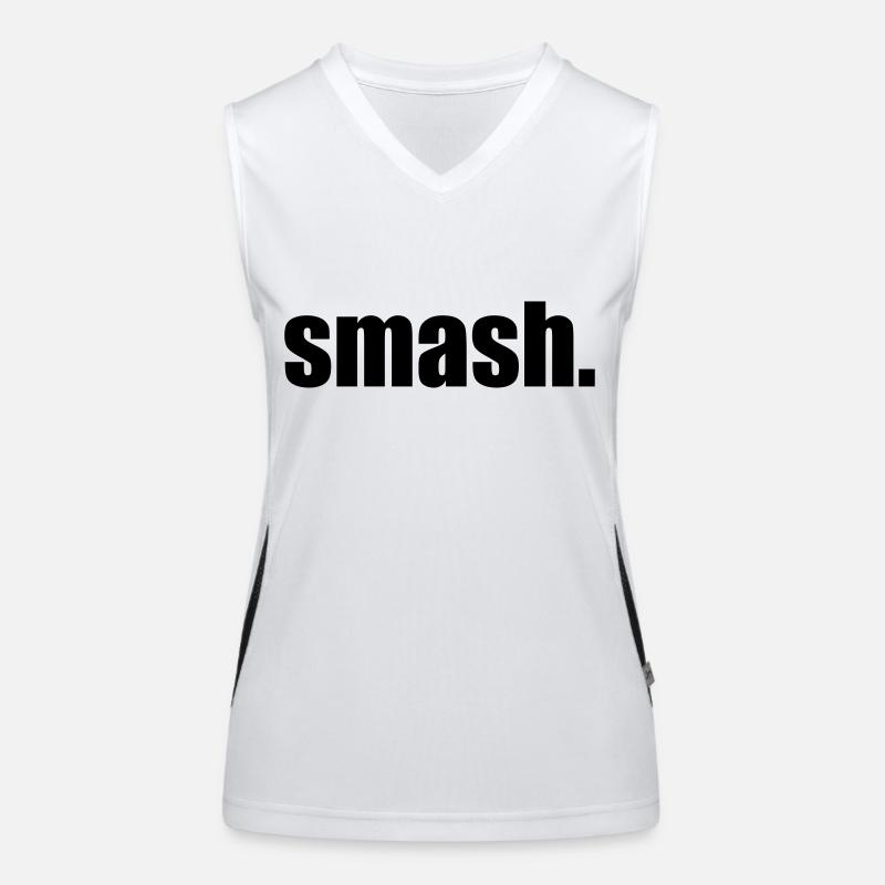 smash point s Débardeur respirant contrasté Femme