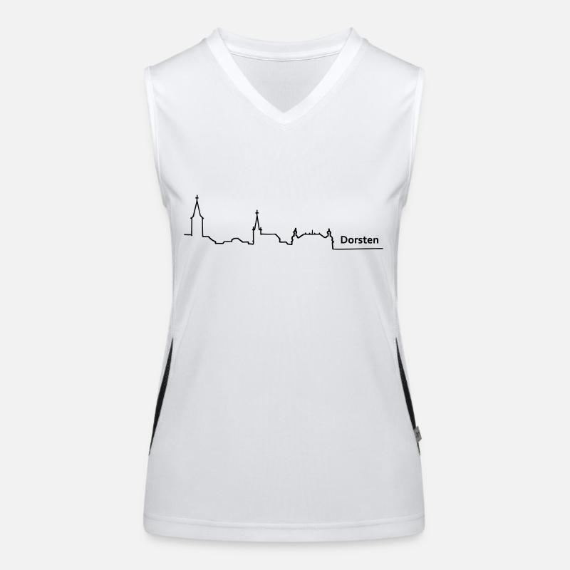 horizon dorsten Débardeur respirant contrasté Femme