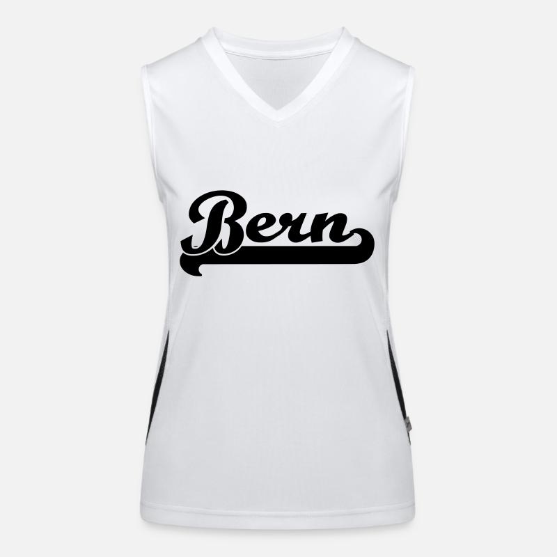 bern writing Women's Functional Contrast Tank Top