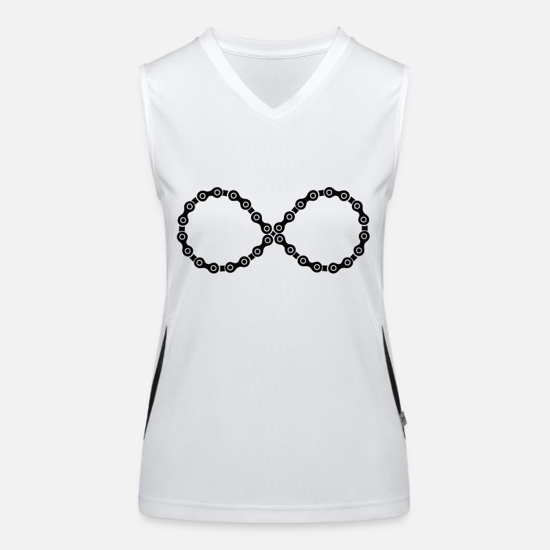 Infinity Ride Débardeur respirant contrasté Femme