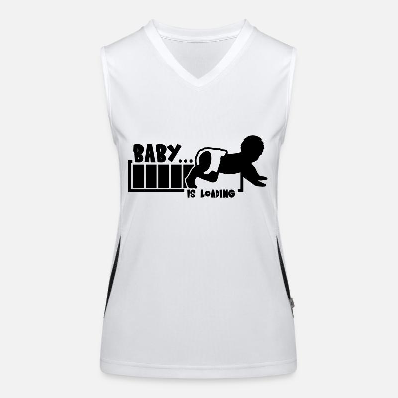 Baby Is Loading Women's Functional Contrast Tank Top