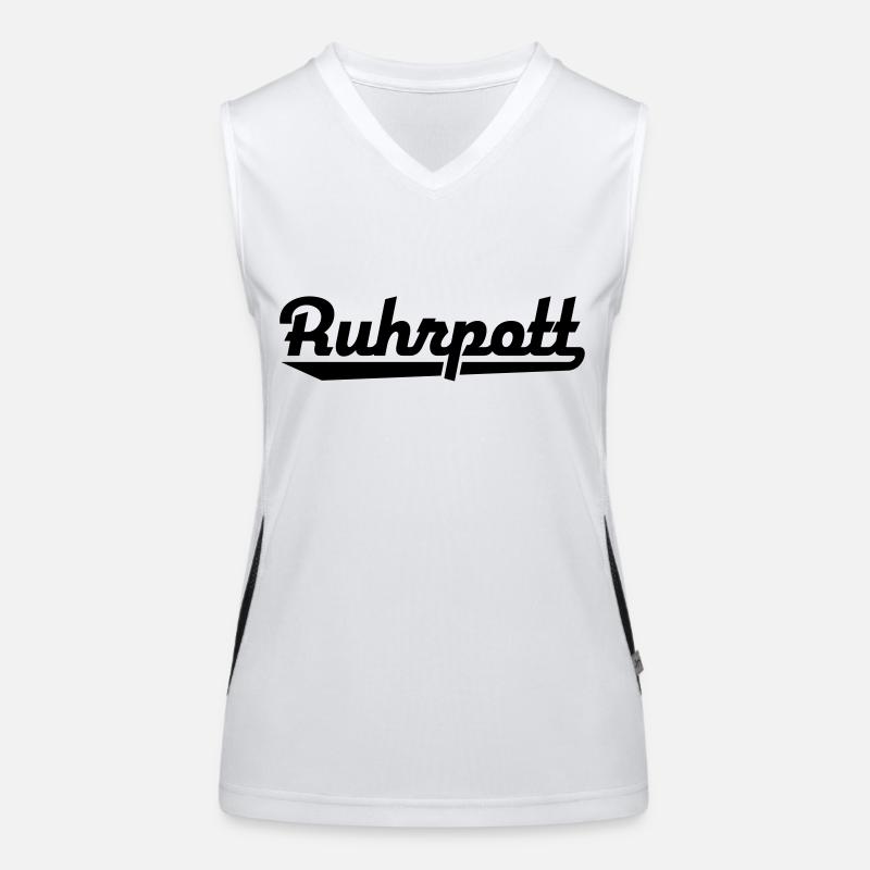 Ruhrpott Funktionelles Kontrast-Tank Top für Frauen