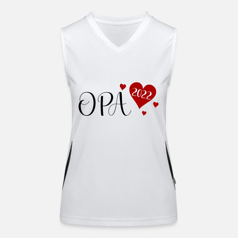 Opa 2022 Funktionelles Kontrast-Tank Top für Frauen
