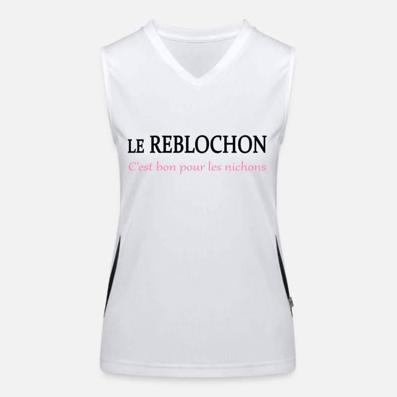 Le reblochon c'est bon Débardeur respirant contrasté Femme