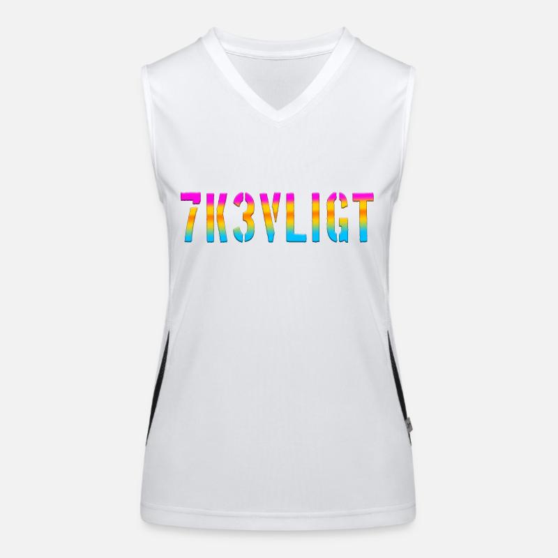 sms chat language fortifications english three 3 three Women's Functional Contrast Tank Top