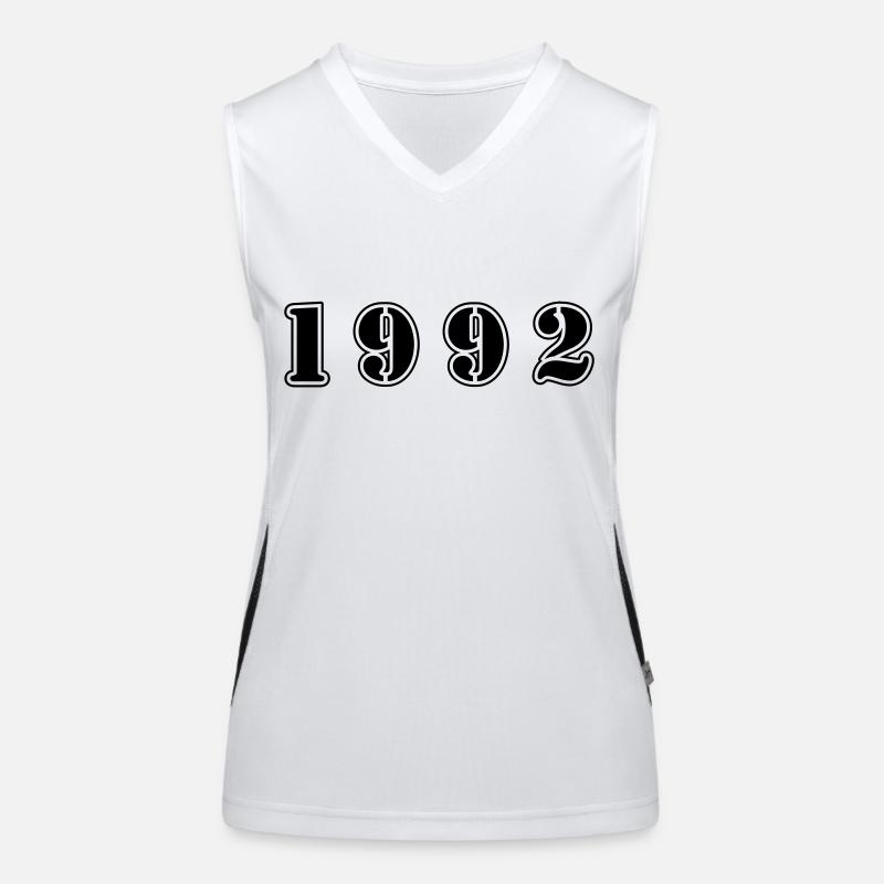 1992 year birthday Women's Functional Contrast Tank Top