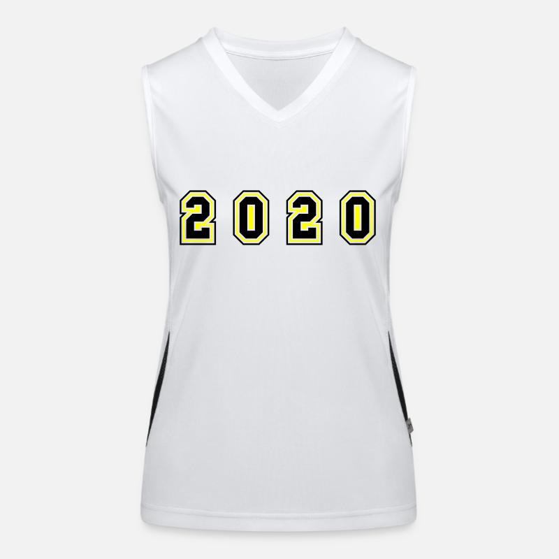 2020 Year Number Women's Functional Contrast Tank Top