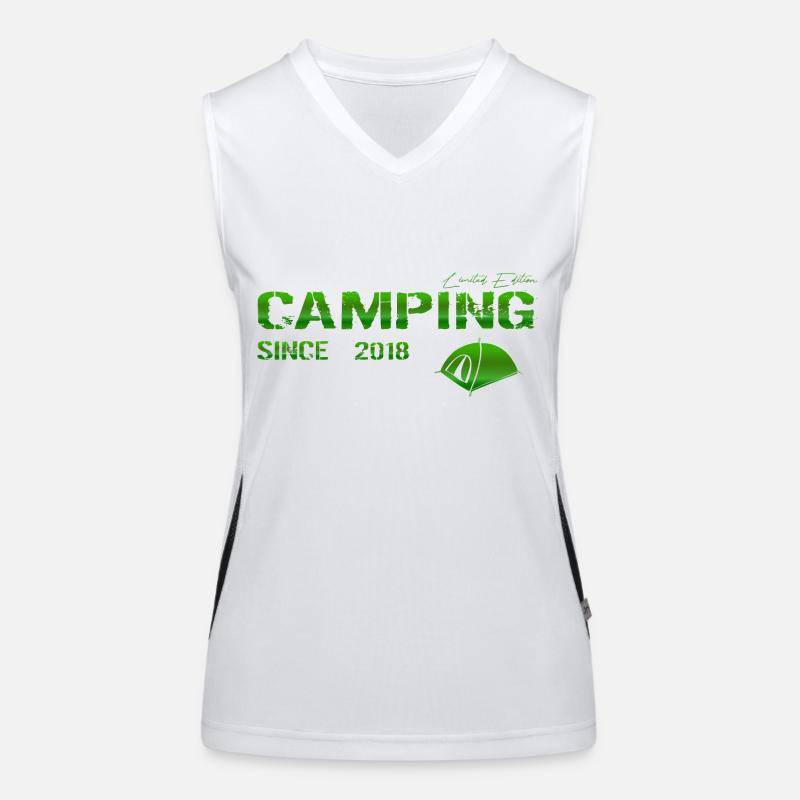 Cadeau Camping 2018 Débardeur respirant contrasté Femme