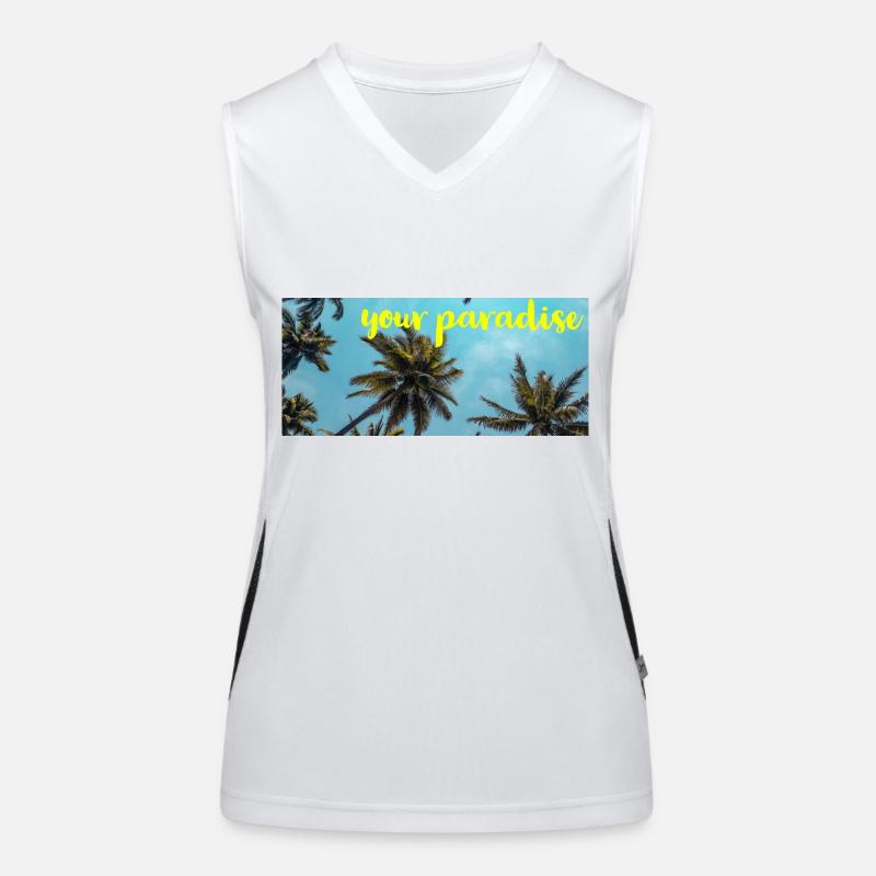 Your Paradise Mode Geschenkidee Funktionelles Kontrast-Tank Top für Frauen