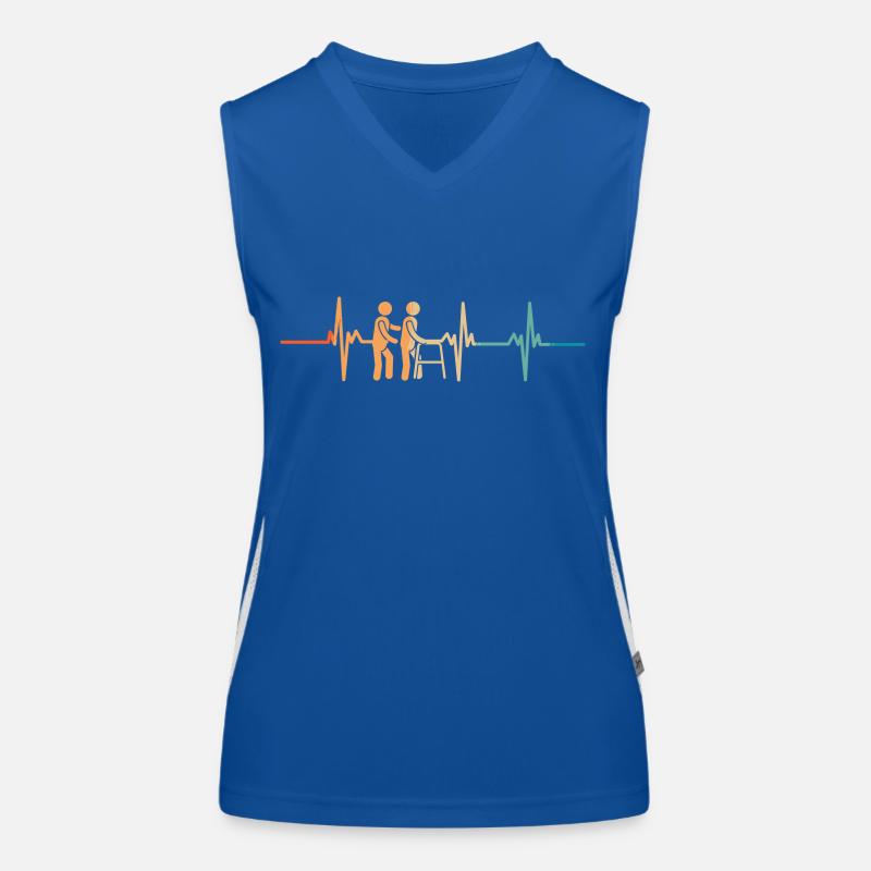 Heartbeat physiotherapy Women's Functional Contrast Tank Top