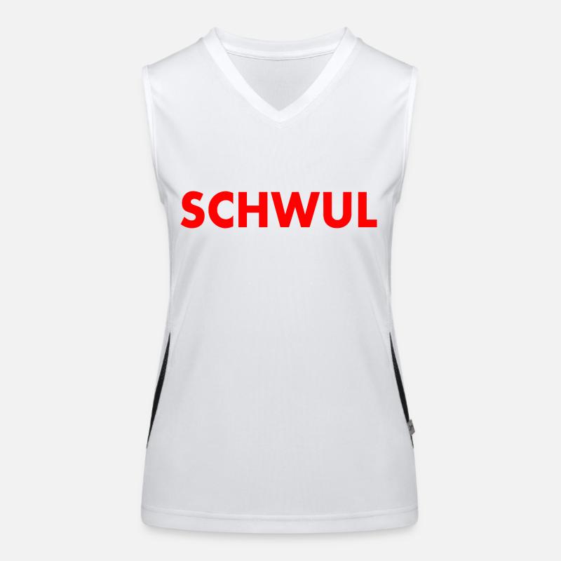 Schwul Funktionelles Kontrast-Tank Top für Frauen