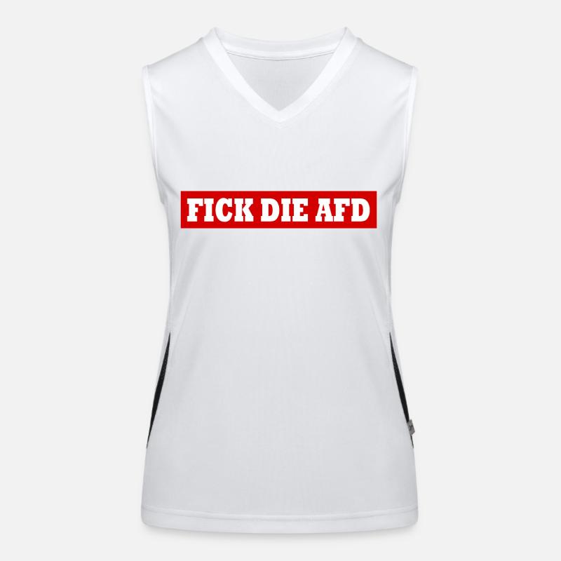 Fick die afd Funktionelles Kontrast-Tank Top für Frauen