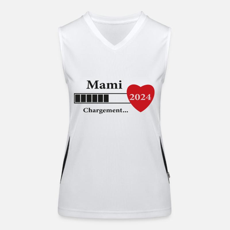 Mami - Future Mami Loading Women's Functional Contrast Tank Top