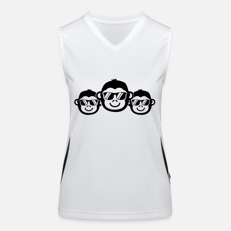 Singe Cool 1 Débardeur respirant contrasté Femme