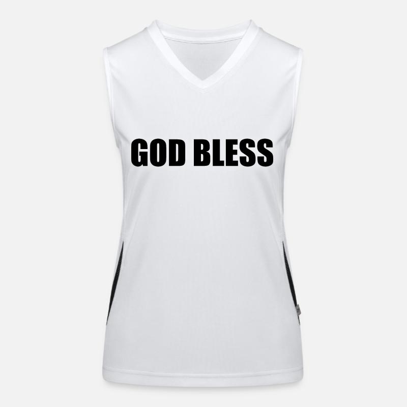 God bless Débardeur respirant contrasté Femme