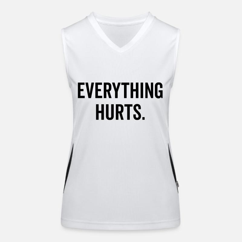 Everything Hurts Women's Functional Contrast Tank Top