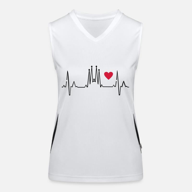 Barcelona Funktionelles Kontrast-Tank Top für Frauen