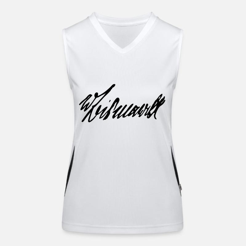 Otto von Bismarck Funktionelles Kontrast-Tank Top für Frauen