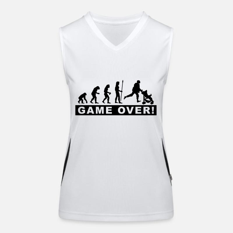evolution_papa2 Women's Functional Contrast Tank Top