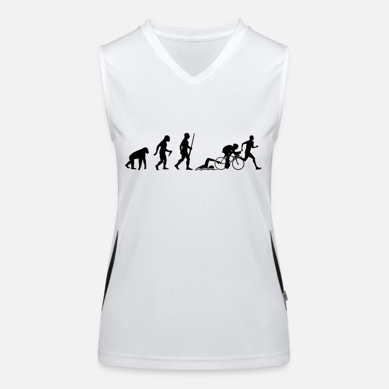 Triathlon Evolution Funktionelles Kontrast-Tank Top für Frauen