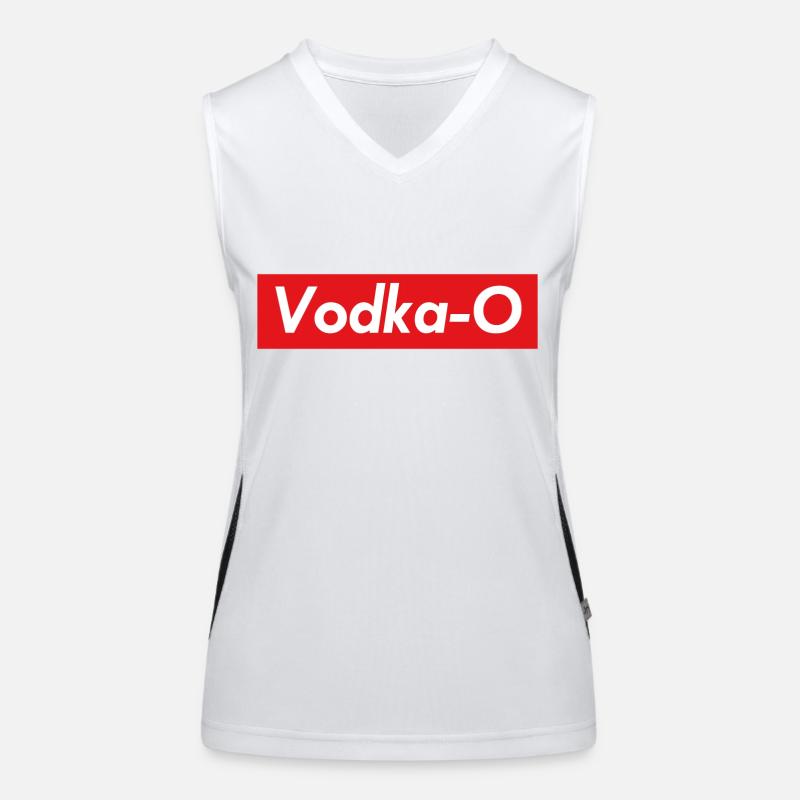 Vodka O Funktionelles Kontrast-Tank Top für Frauen