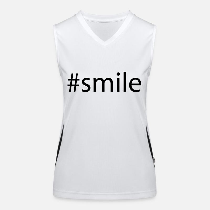 #smile Women's Functional Contrast Tank Top