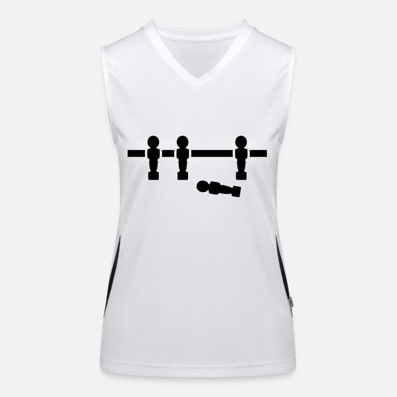 Tischkicker Funktionelles Kontrast-Tank Top für Frauen