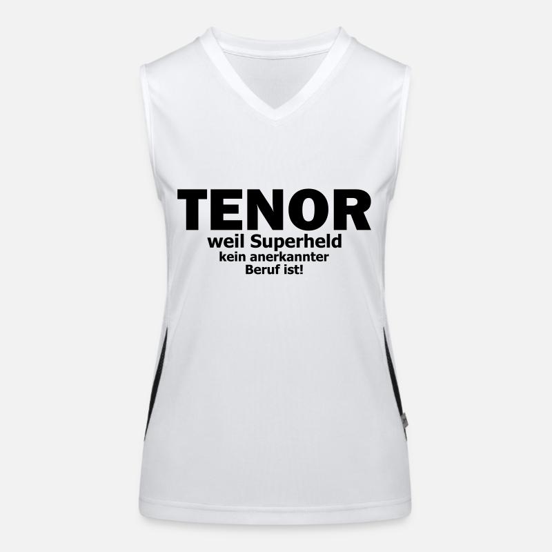 tenor Funktionelles Kontrast-Tank Top für Frauen