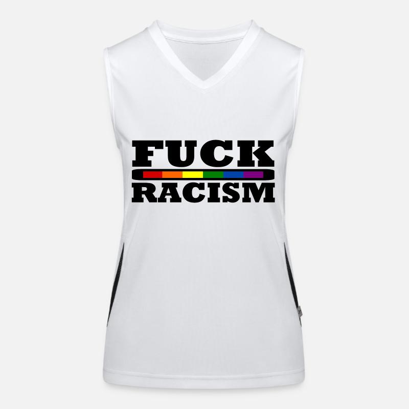 Putain de racisme Débardeur respirant contrasté Femme