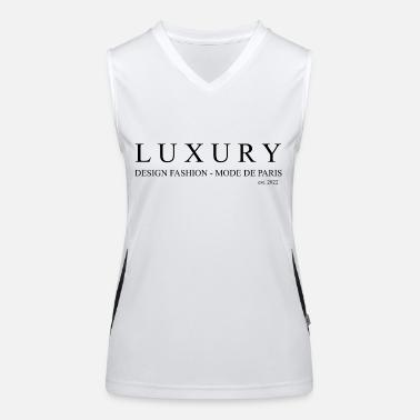 LUXE DE PARIS Débardeur respirant contrasté Femme
