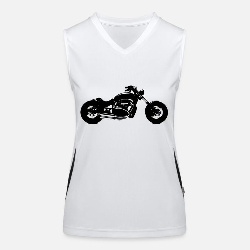 chopper Débardeur respirant contrasté Femme