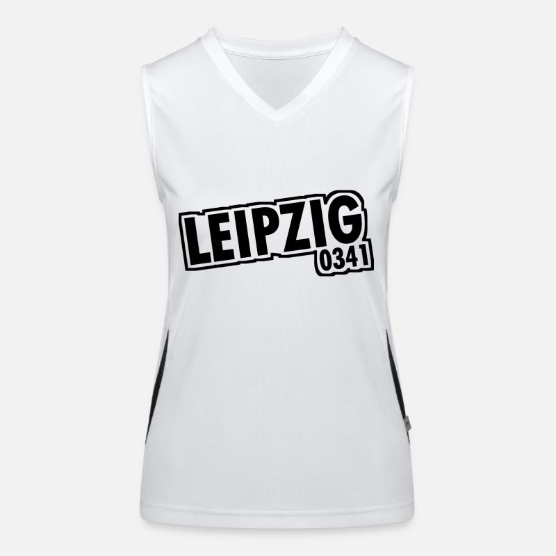 Leipzig - 0341 - Area Code - Saxony Women's Functional Contrast Tank Top