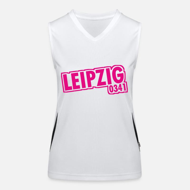 Leipzig - 0341 - Area Code - Saxony Women's Functional Contrast Tank Top