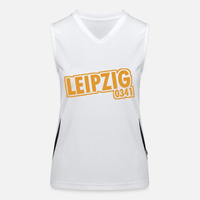 Leipzig - 0341 - Area Code - Saxony Women's Functional Contrast Tank Top