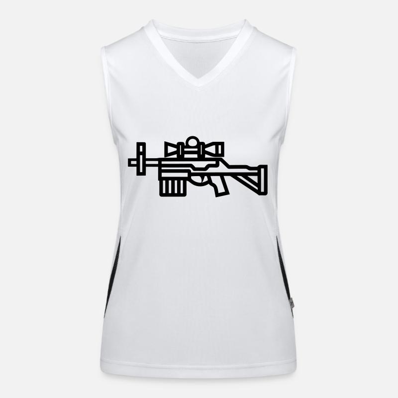 Fusil de chasse sniper Débardeur respirant contrasté Femme