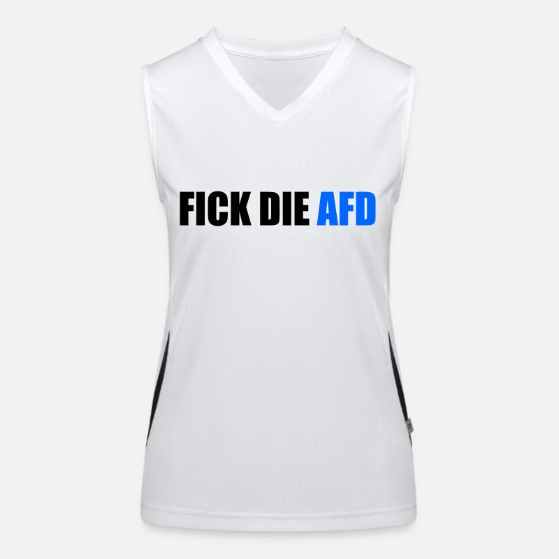Fick die afd Funktionelles Kontrast-Tank Top für Frauen