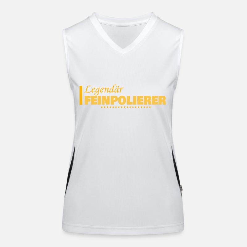 Gift for Fine Polisher Women's Functional Contrast Tank Top