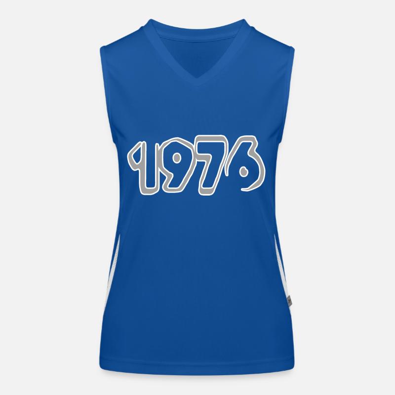 Year 1976 Women's Functional Contrast Tank Top