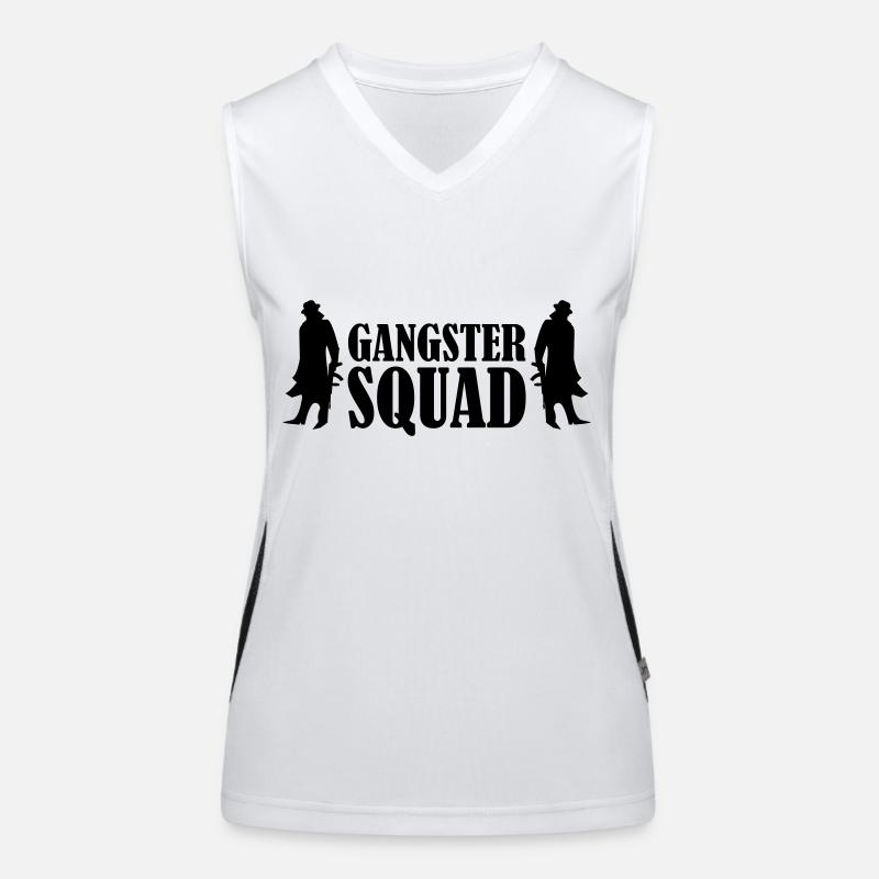 Gangster Squad 2 Funktionelles Kontrast-Tank Top für Frauen