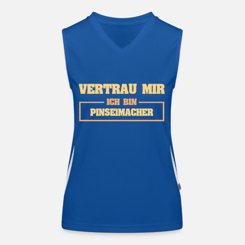 Funny Brush Maker Women's Functional Contrast Tank Top