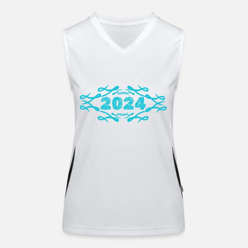 2024 2024 Funktionelles Kontrast-Tank Top für Frauen